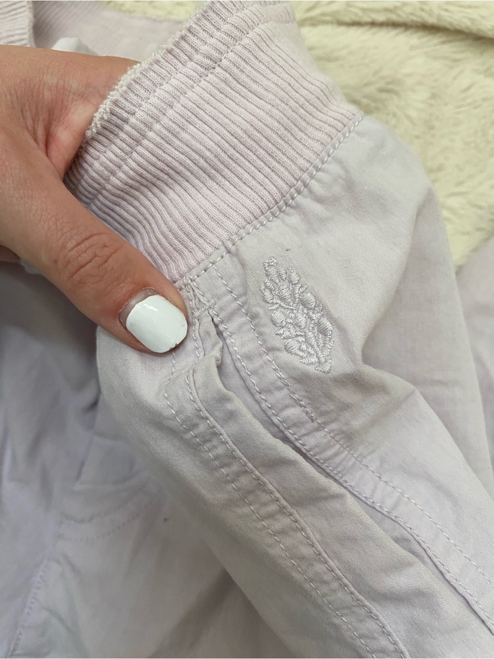 Free People Movement FP Movement Mesmerize Me cargo pants lilac Sz L - Picture 8 of 11